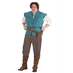 HalloweenCostumes.com Men's Plus Size Authentic Disney Tangled Flynn Rider Halloween Costume - 1 of 4