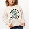 The Juniper Shop SmileyWorld Be Kind To Our Planet Retro Toddler Sweatshirt - 3 of 4