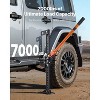 Yukimo 34" Off-Road Farm Jack - 7000LBS (3.18Ton) High Lift Hoist, 5.12"-28" Lift Range for Tractors/Vehicles/Winching/Pulling (Structural Steel) - 2 of 4