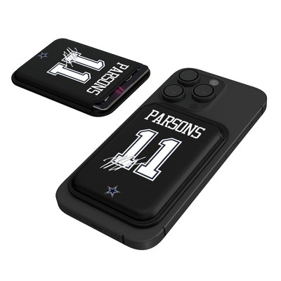 Keyscaper NFL Dallas Cowboys Players Game Tactic Black Magnetic Credit Card Wallet