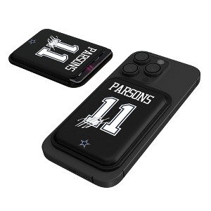 Keyscaper NFL Dallas Cowboys Players Game Tactic Black Magnetic Credit Card Wallet - 1 of 3