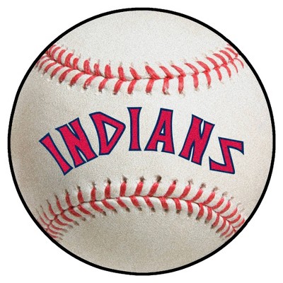 MLB Cleveland Indians 27"x27" Retro Baseball Mat