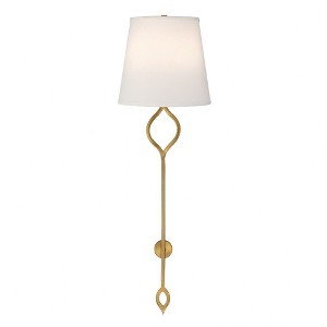 Savoy House Roxbury 2 - Light Wall Light in  Warm Brass - 1 of 1