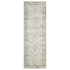 Rugs for Living Room Vintage Floral Print Area Rug Low Pile Non-Slip Distressed Indoor Carpet for Bedroom Dining Room Home Office - 3 of 4