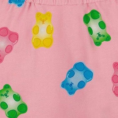 pink multicolored gummies