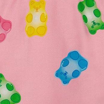 pink multicolored gummies