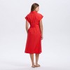 Women's Short Sleeve Pleated Midi Shirtdress - A New Day™ - 2 of 3