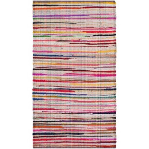 Rag Area Rug RAR240 Hand Woven Area Rug  - Safavieh - 1 of 4