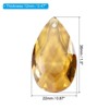 Unique Bargains Crystal Pendants Teardrop Beads for DIY Lamp Arts Crafts Decoration 6 Pcs - 2 of 4
