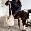 Generic Women Corduroy Tote, Large Shoulder Hobo Bags Casual Handbags - 3 of 4