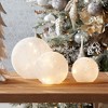 Christmas LED Frosted Globes 8 Inch with 6-Hour Timer Indoor Decor By Melrose - 2 of 3