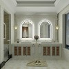 Apmir Super Bright 192 LEDs/m LED Lighted Anti-Fog Tempered Glass Arched Bathroom/Vanity Mirror with ETL & 3-Year Warranty - 4 of 4