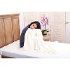 Continental Bedding Microfleece Bed Blankets - 10 Pack - Soft Lightweight Fleece Throw Blanket Single Color Set - Ivory, Purple, Pink, Blue, Gray - 3 of 4