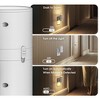 YANSUN 2-Pack 1W Plug-in Light-Controlled Night Light, Black, 3-Level Dimming, 2700K Warm Light, U.S. Two-Prong Plug - 4 of 4