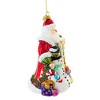 Huras Family 7.0 Inch Best Friends Forever Santa Snowman Christmas Tree Ornaments - 3 of 3