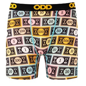 Odd Sox, Monopoly Money, Novelty Boxer Briefs For Men, Small - 1 of 4