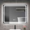 Vynxaria 31in Smart LED Polished Crystal Bathroom Vanity Mirror Wall Mounted with Anti Fog Feature for Modern Homes - 2 of 4