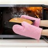 REGALWOVEN Heat Resistant Thick Cotton Lining Durable Oven Mitts Set of 2 10.6x6.7inch - 4 of 4