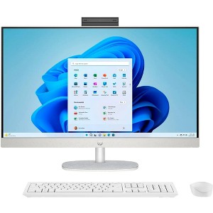 Refurbished: HP 27-cr 27" FHD All-In-One Desktop, i5-1334U, 8GB, 256GB, Windows 11 - Manufacturer Refurbished - 1 of 4
