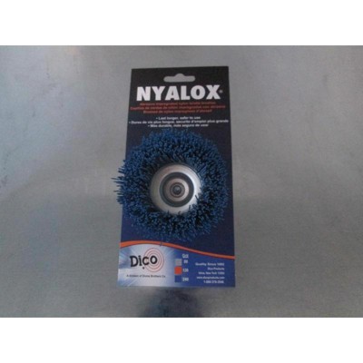 Dico Nyalox 2.5 In. D X 1/4 In. X 1/4 In. D Crimped Nylon Mandrel ...