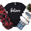 Simply Sage Market Women's Believe Bold Cursive Short Sleeve Graphic Tee - image 3 of 4