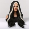 Jessie's Wig Layered Curly Wig Synthetic Wigs Platmium Blonde Highlight Heat Resistant Daily Party Costume 26inch 1 Pc/Pack - 3 of 4