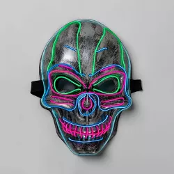 Adult Light Up Skull Halloween Costume Mask - Hyde & EEK! Boutique™