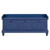 Polibi Classic Entryway Shoe Bench with Cushioned Top & Three Drawers - 4 of 4