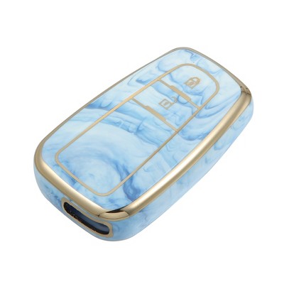 Unique Bargains Compatible 2 Button Car Key Fob Cover for Toyota Prius 2006-2022