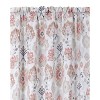 Kate Aurora Contemporary Influencer 2 Piece Water Color Damask Medallion Rod Pocket Window Curtain Panels - 3 of 4