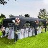 10 X 20Ft Pop Up Canopy Tent, Wedding Party Tent with 6 Removable Sidewalls, Waterproof and UV Protection 50+ Outdoor Canopy Gazebo for Weddings - 3 of 4