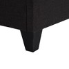 King Size Upholstered Platform Bed with Sturdy Frame for Bedroom - 4 of 4