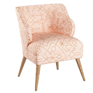 Modern Chair - Minimalist Tile Pink - Designlovefest