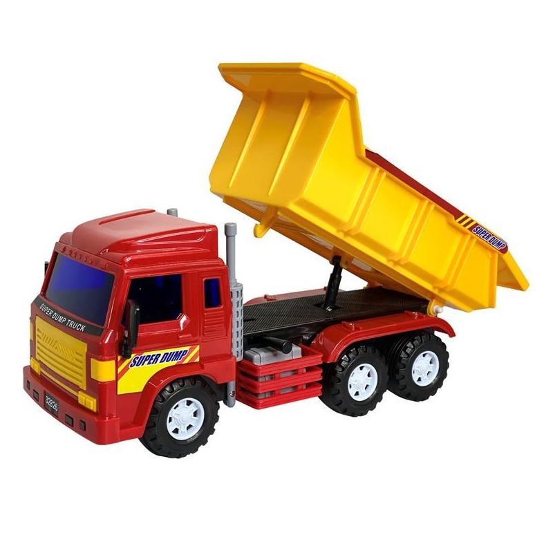 Big Daddy - Medium Sized Heavy Duty Red & Yellow Dump Truck with 360 degree turning Excavator the Construction Toy Set - Combo Set, 2 of 9