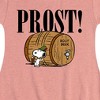 Girls' - Peanuts - Prost Snoopy Root Beer Fit & Flair Cap Sleeve Dress - 2 of 4