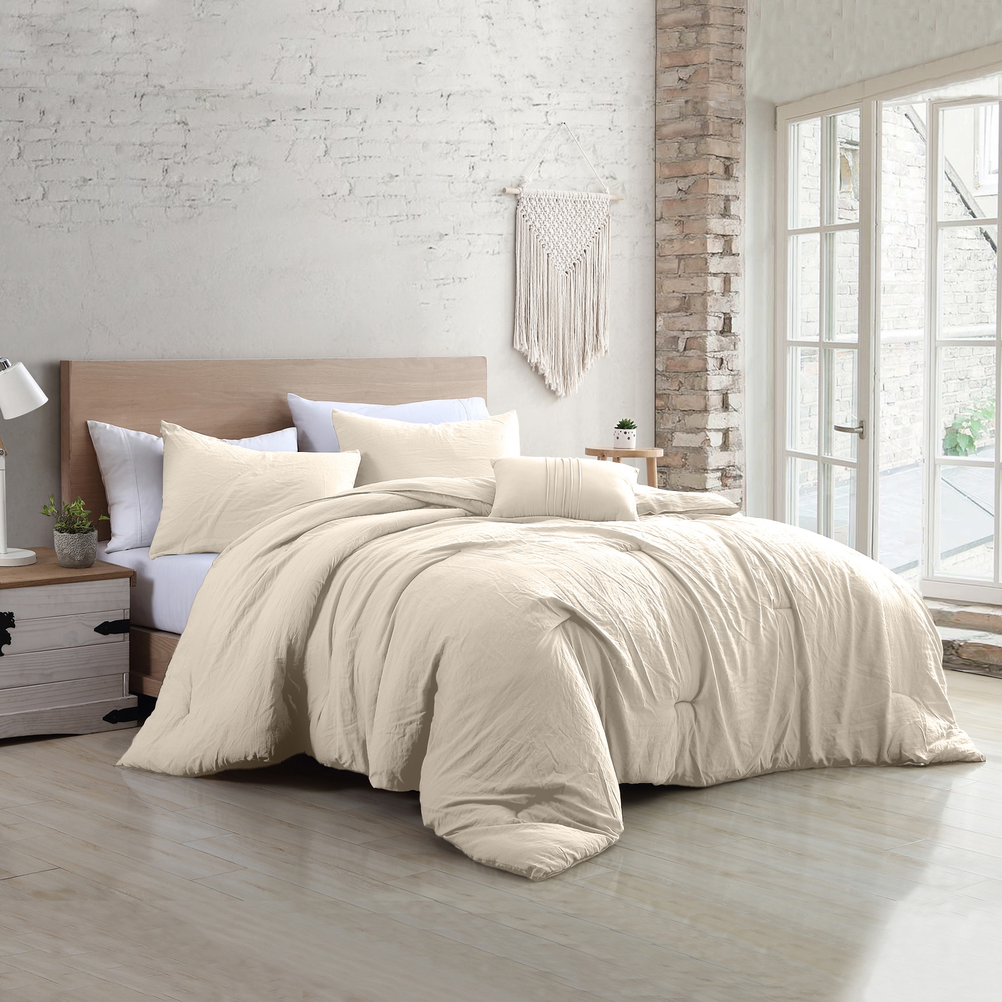 Modern Threads 4-pc Garment-Washed Comforter Set