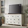 Dresser for Bedroom, Farmhouse Wood Rustic Wide Chest of Drawers, Storage Dressers Organizer for Bedroom, Living Room, Hallway - 2 of 4