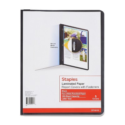 Staples Deluxe 3-Prong Report Cover Letter 905895