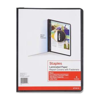 Staples Deluxe 3-Prong Report Cover Letter 905895
