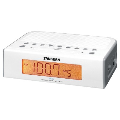 Digital Alarm Clock with Wireless Charging Cream/Black - Hearth & Hand™  with Magnolia