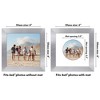 Americanflat Picture Frame with Oval Mat Insert and Shatter-Resistant Glass - Signature Collection - Photo Frame for Wall Display - 2 of 4