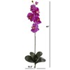 Nearly Natural 40-in Large Orchid Phalaenopsis Artificial Flower (Set of 3), Orchid - 3 of 3