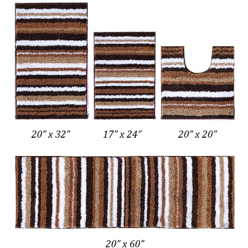 Better Trends Griffie Collection 20 in. x 20 in. Brown Polyester