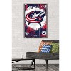 Trends International NHL Columbus Blue Jackets - Maximalist Logo 23 Framed Wall Poster Prints - 2 of 4