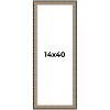 PosterPalooza | Panoramic Ornate Silver Picture Frame - UV Acrylic, Foam Board Backing, Hanging Hardware - 2 of 4