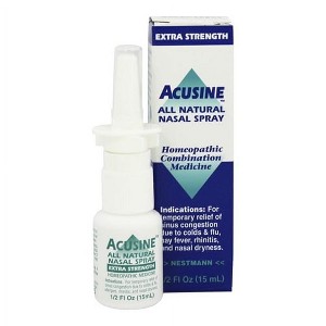 Acusine Extra Strength Nasal Spray, All Natural Homeopathic Decongestant Relief, 0.50 oz - 1 of 1