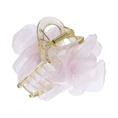 Unique Bargains Women's Fashion Mesh Flower Hairpin 3.15"x2.83"x2.95" 1 Pc