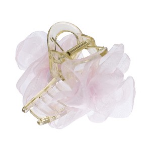 Unique Bargains Women's Fashion Mesh Flower Hairpin 3.15"x2.83"x2.95" 1 Pc - 1 of 4