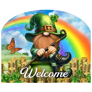Briarwood Lane St. Patrick's Day Art Sign 8.25x10.25 Lucky Irish Gnome For St. Patrick's Day Art Sign - 1 of 4