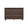 FUFU&GAGA Modern Wooden Dresser Chest of Drawers: Deep Grain, Metal Handles, Organized Bedroom Storage - 4 of 4